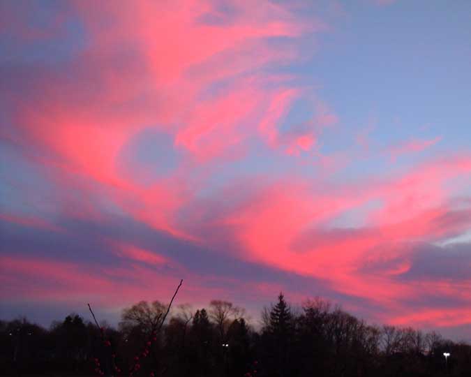Wispy Pink Clouds