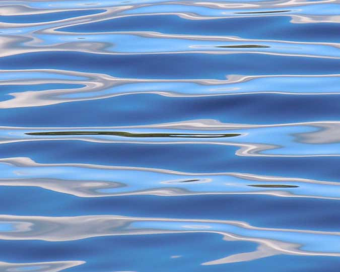 Blue & Grey Stripes III